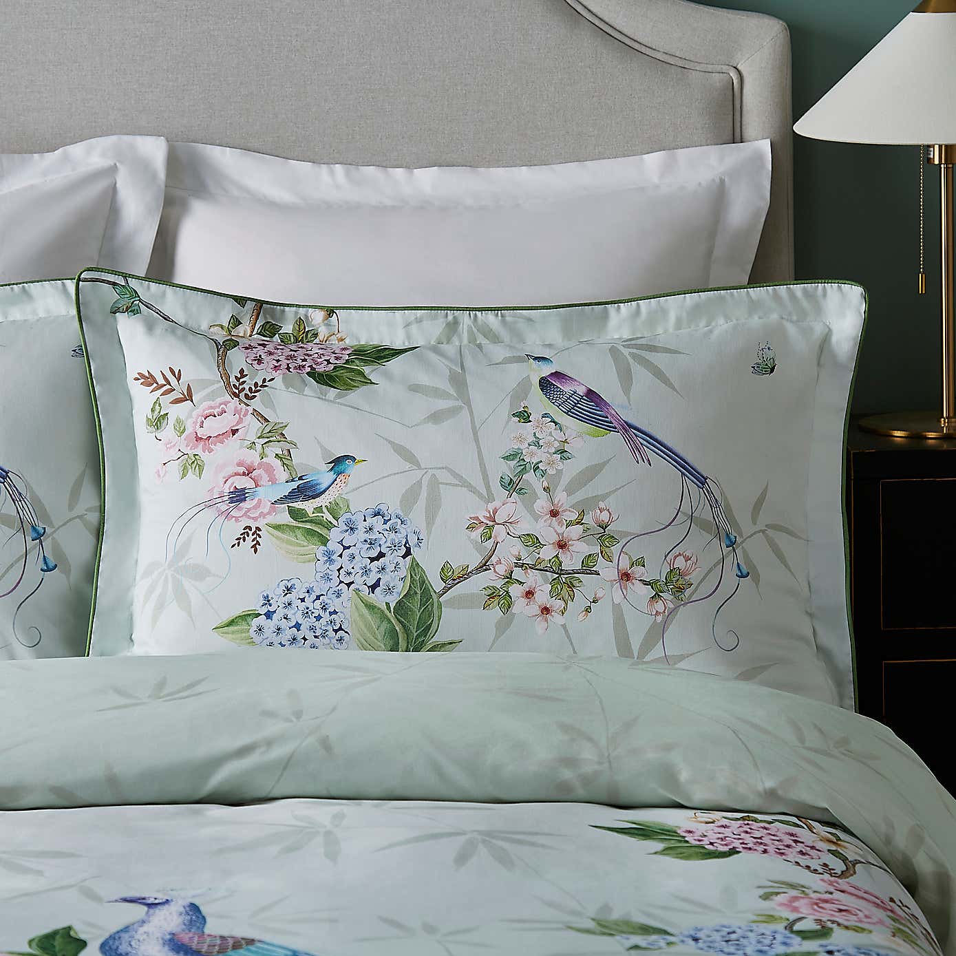 Dorma Love Bird Oxford Pillowcase Pair