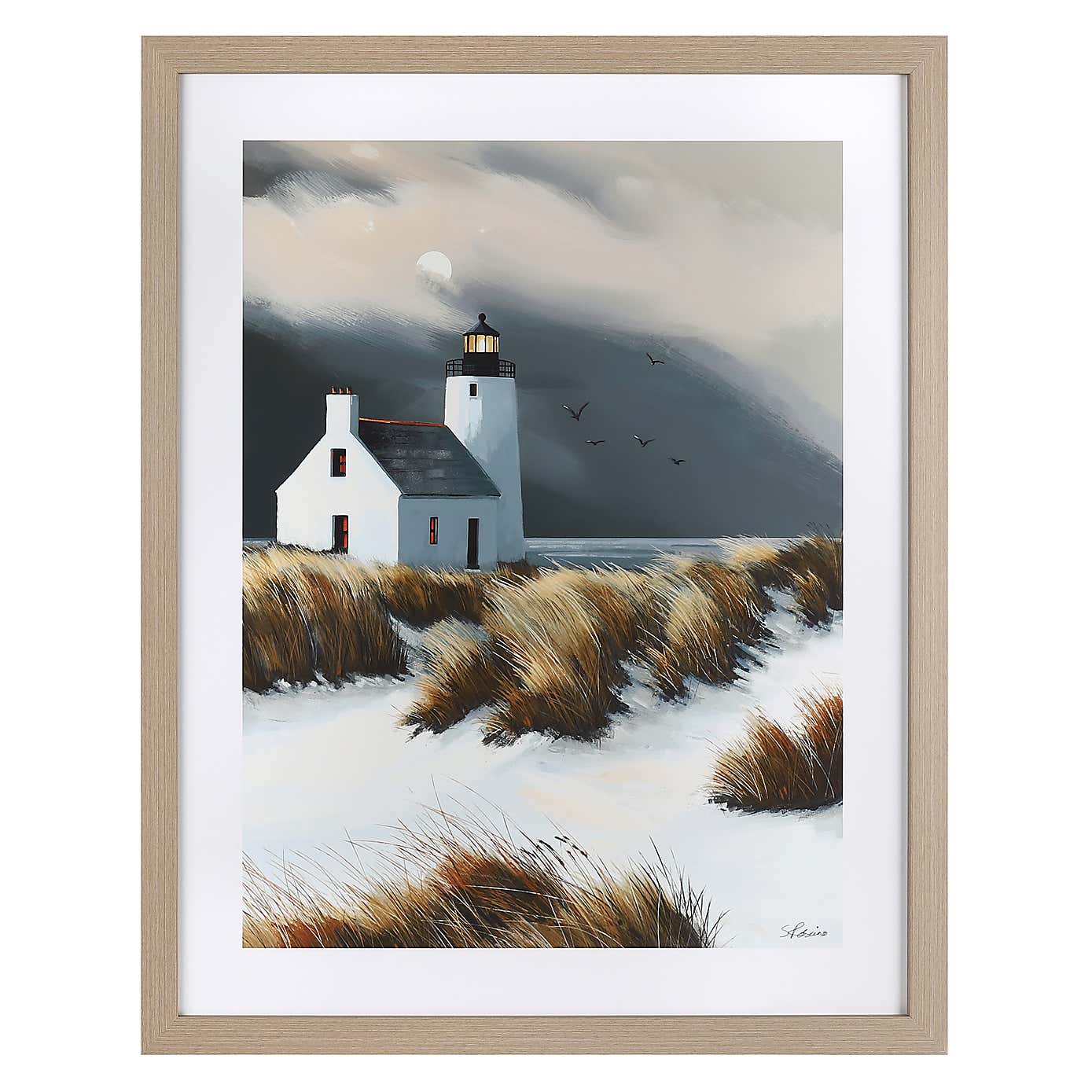Beyond the Dunes Framed Print