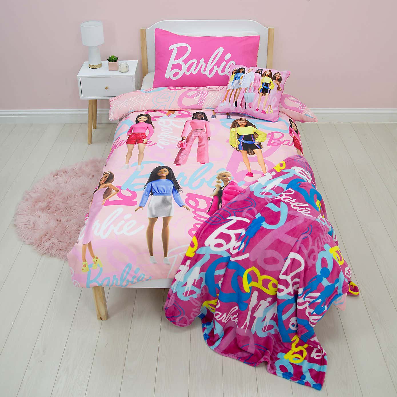 Barbie Unboxed Reversible Square Cushion
