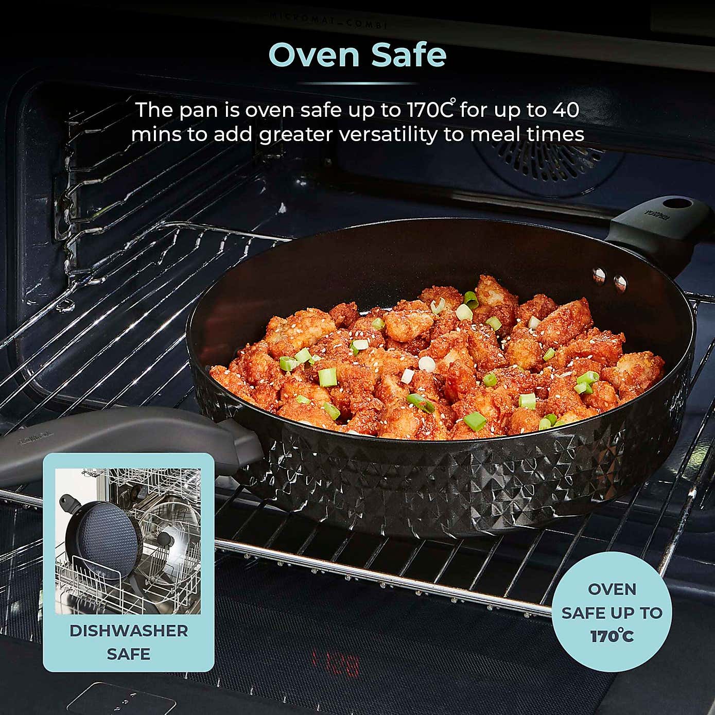 Tower Diamo 30cm Ceramic Multi-Pan with Lid