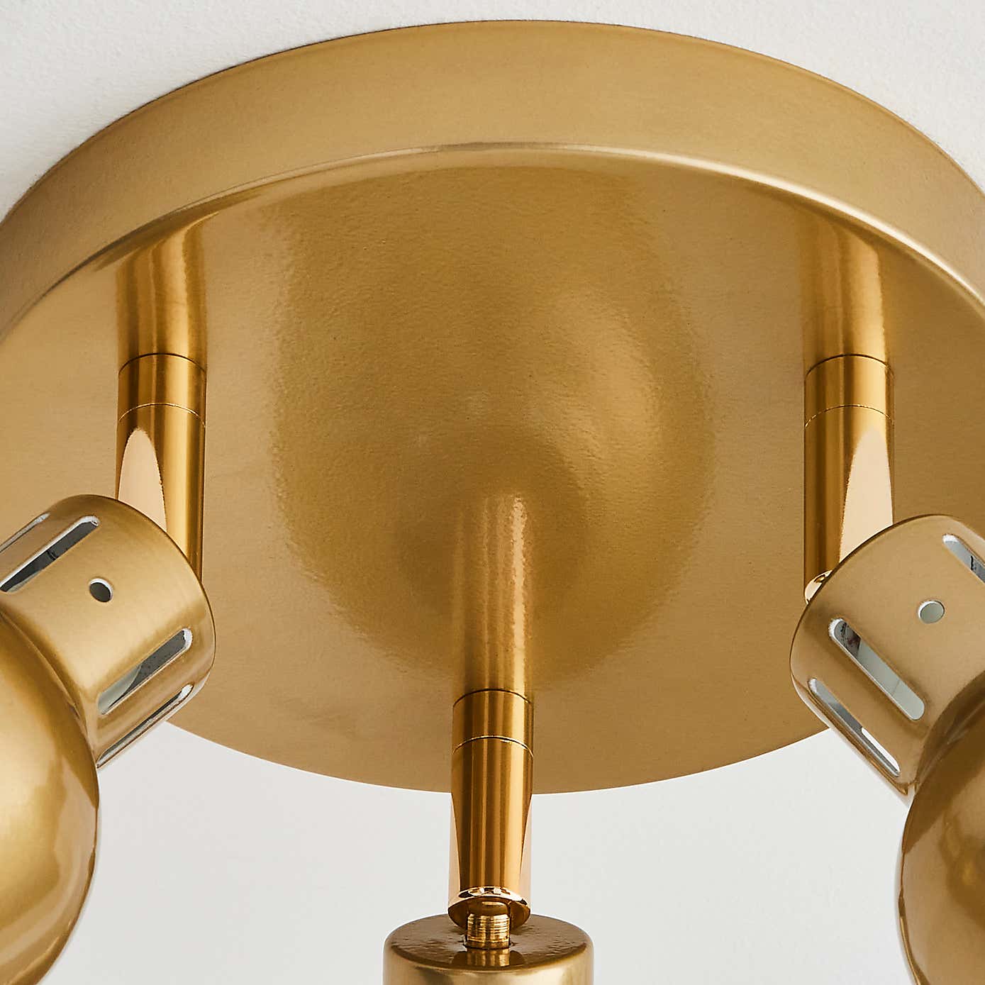 Issac 3 Light Semi Flush Ceiling Fitting