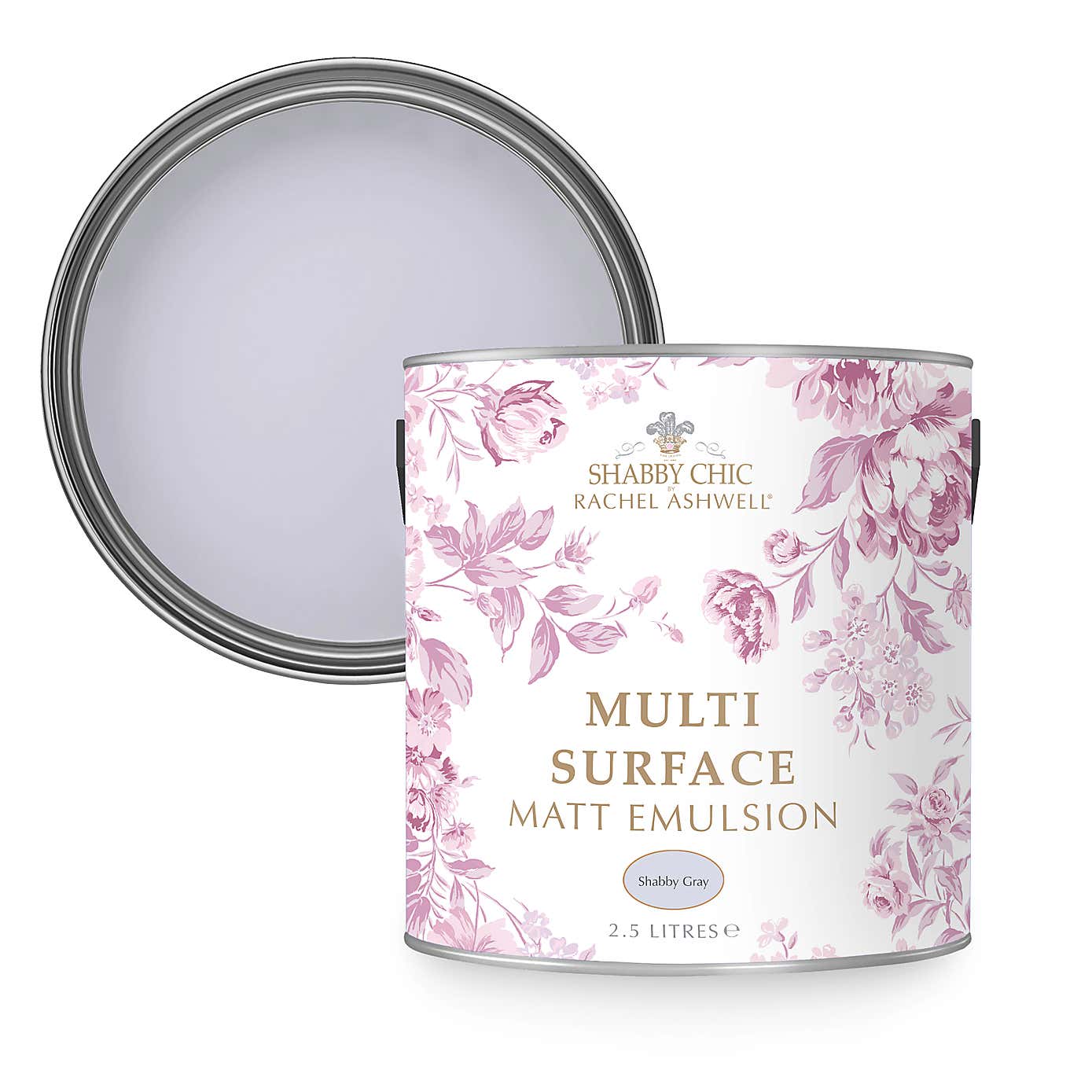 Rachel Ashwell Shabby Chic Grey Matt Emulsion Multi Surface Paint