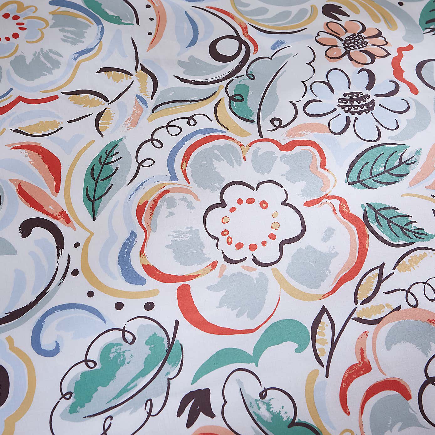 Heart and Soul Ayva Floral Oxford Pillowcase