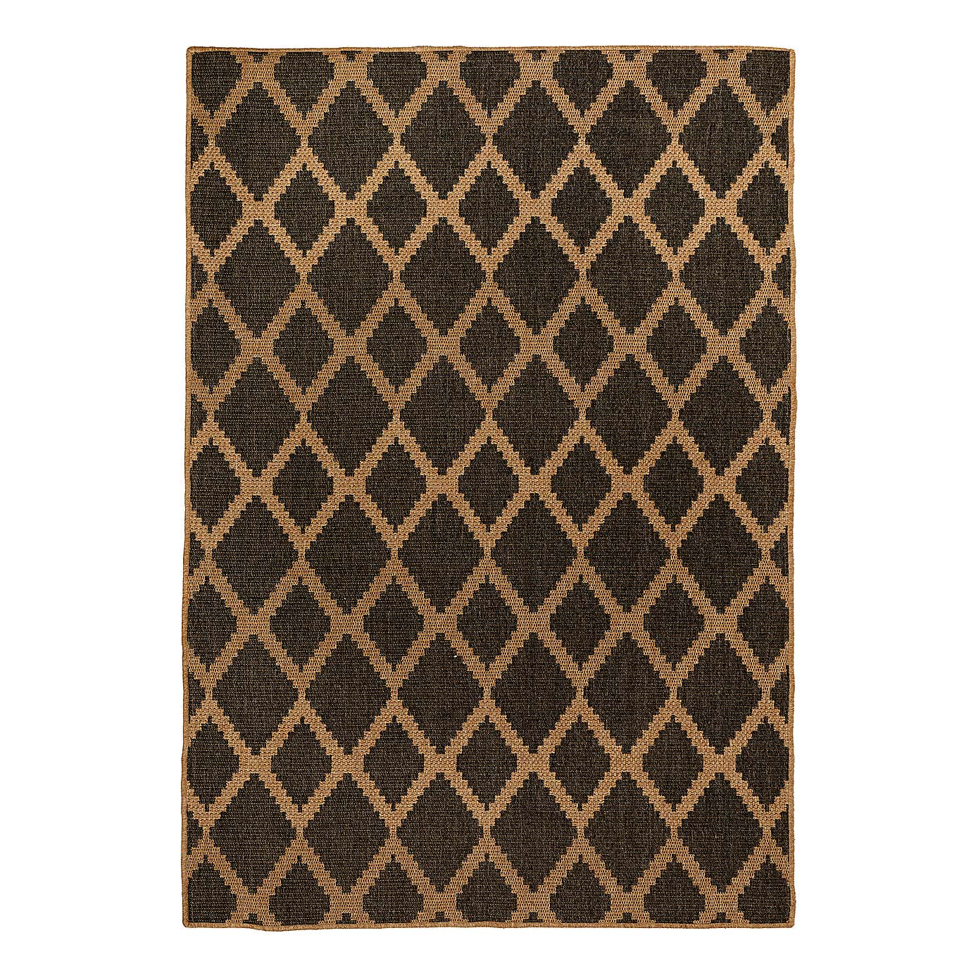 Pacific Lifestyle Diamond Design Rectangle Indoor Outdoor Rug