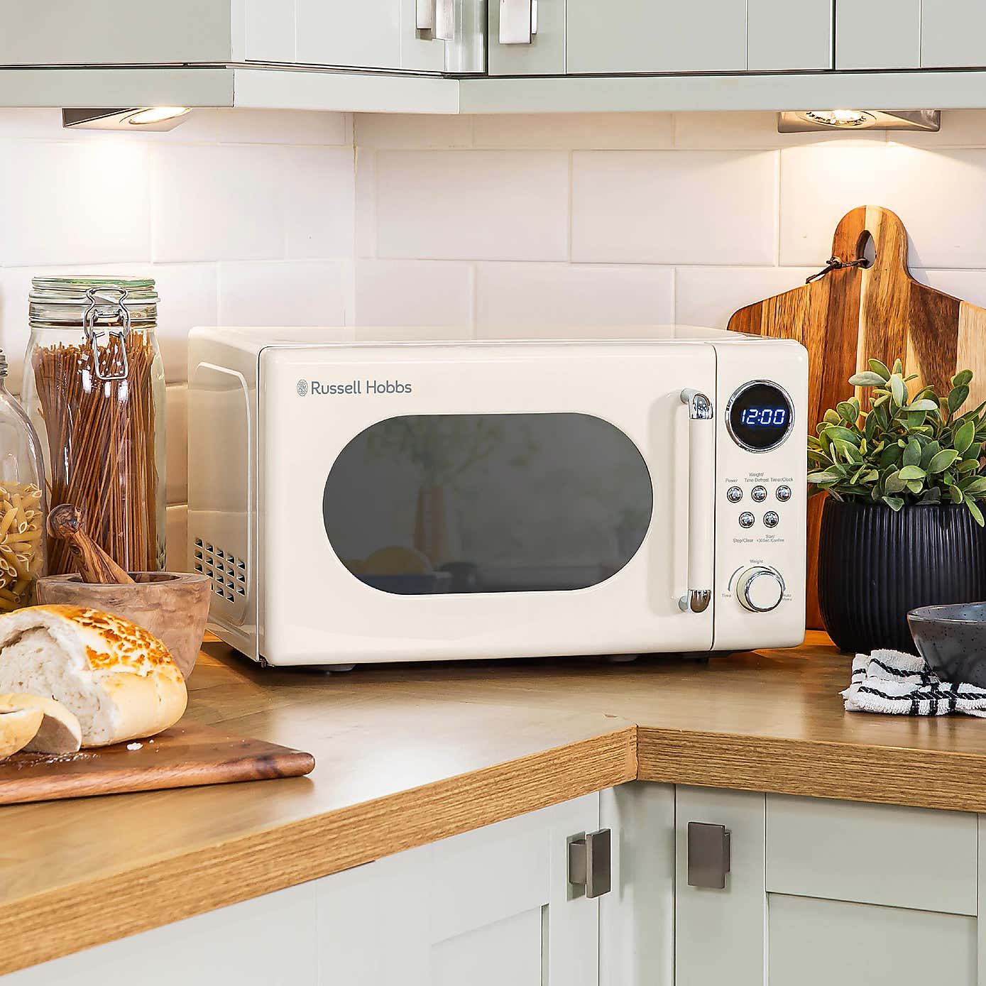 Russell Hobbs Retro Solo 20L Digital Microwave