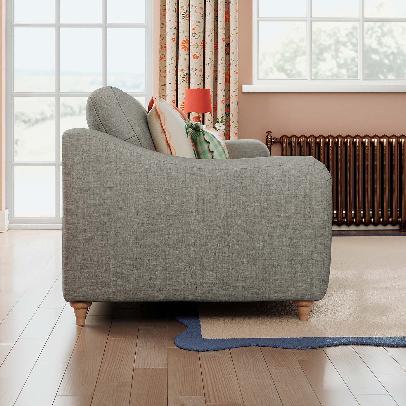 Slub Faux Linen Fabric Sample