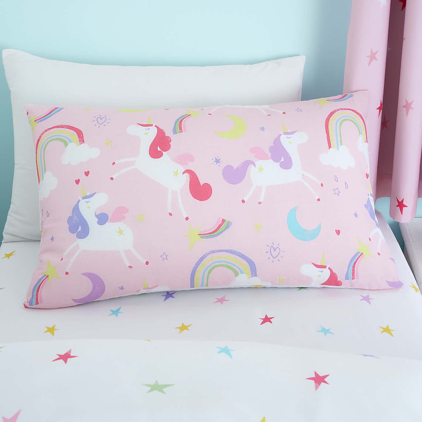 Unicorn Stars Pack of 2 Duvet Cover and Pillowcase Sets