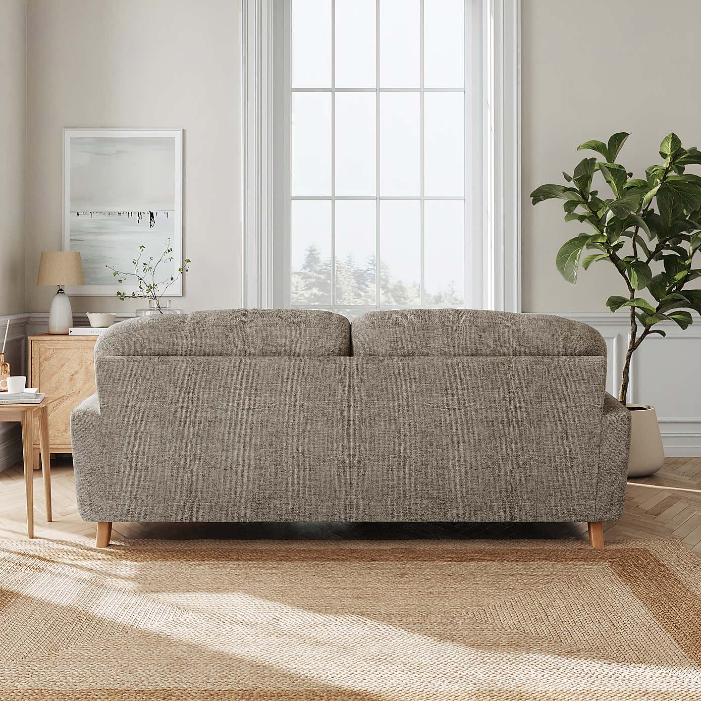 Martha Chunky Chenille Corner Chaise Sofa