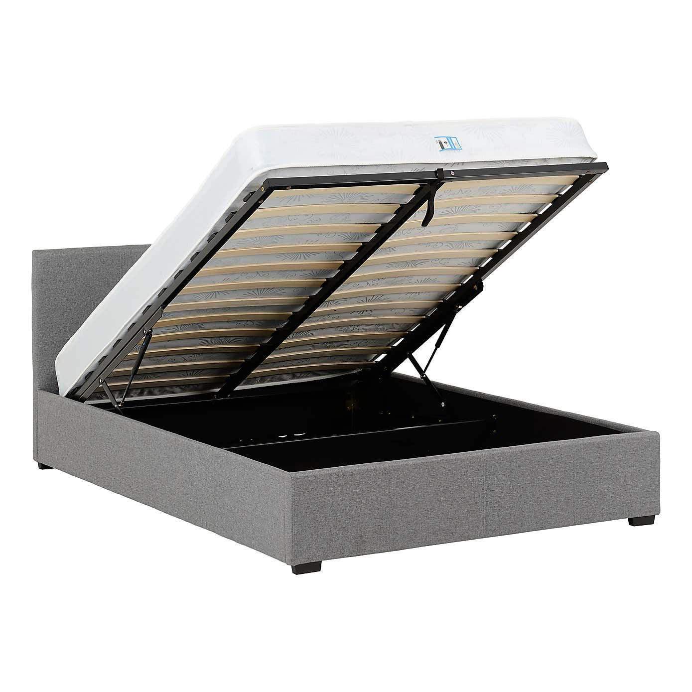 Waverley Linen Ottoman Bedstead - Grey