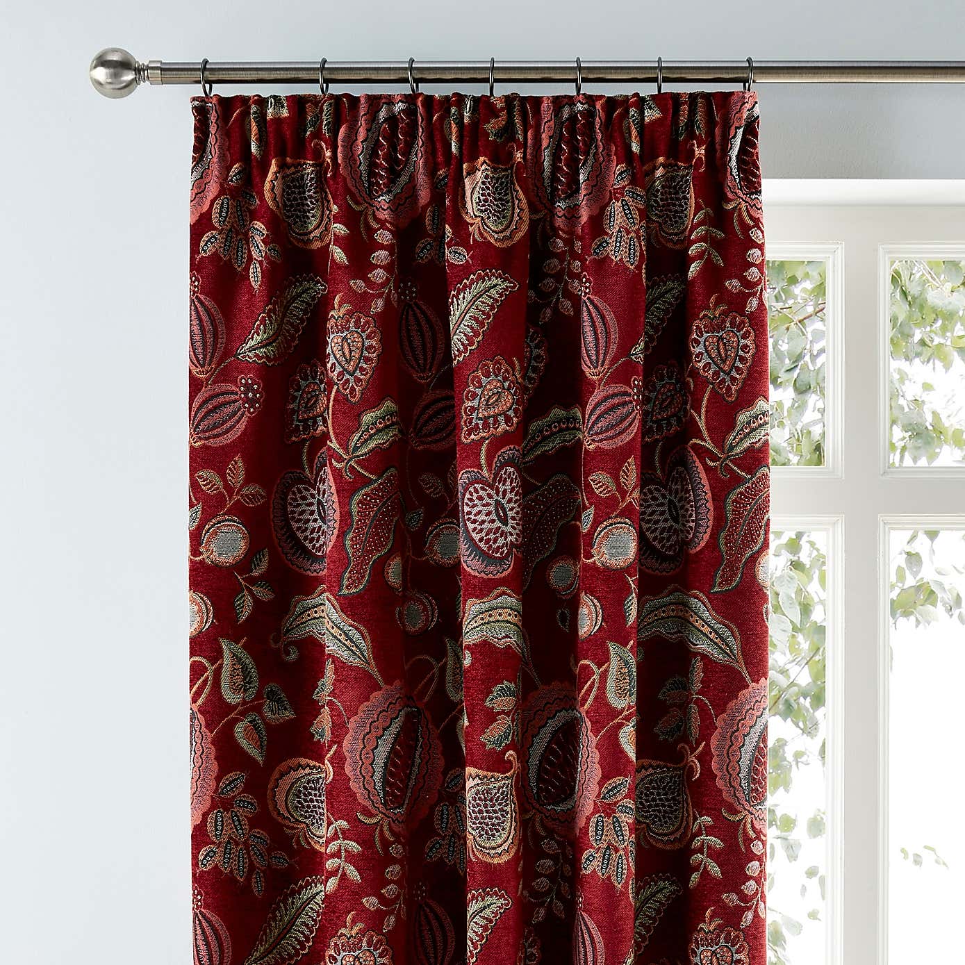 Edina Chenille Pencil Pleat Curtains