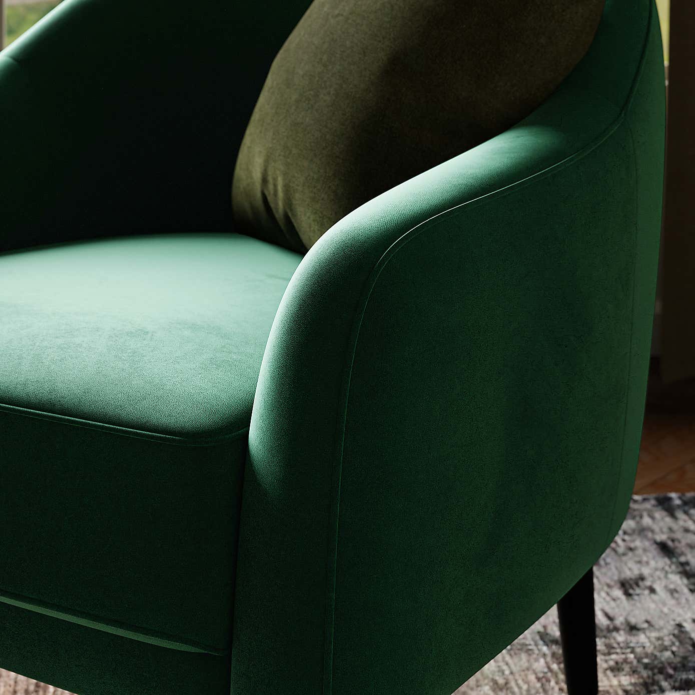 Kaspar Velvet Tub Chair
