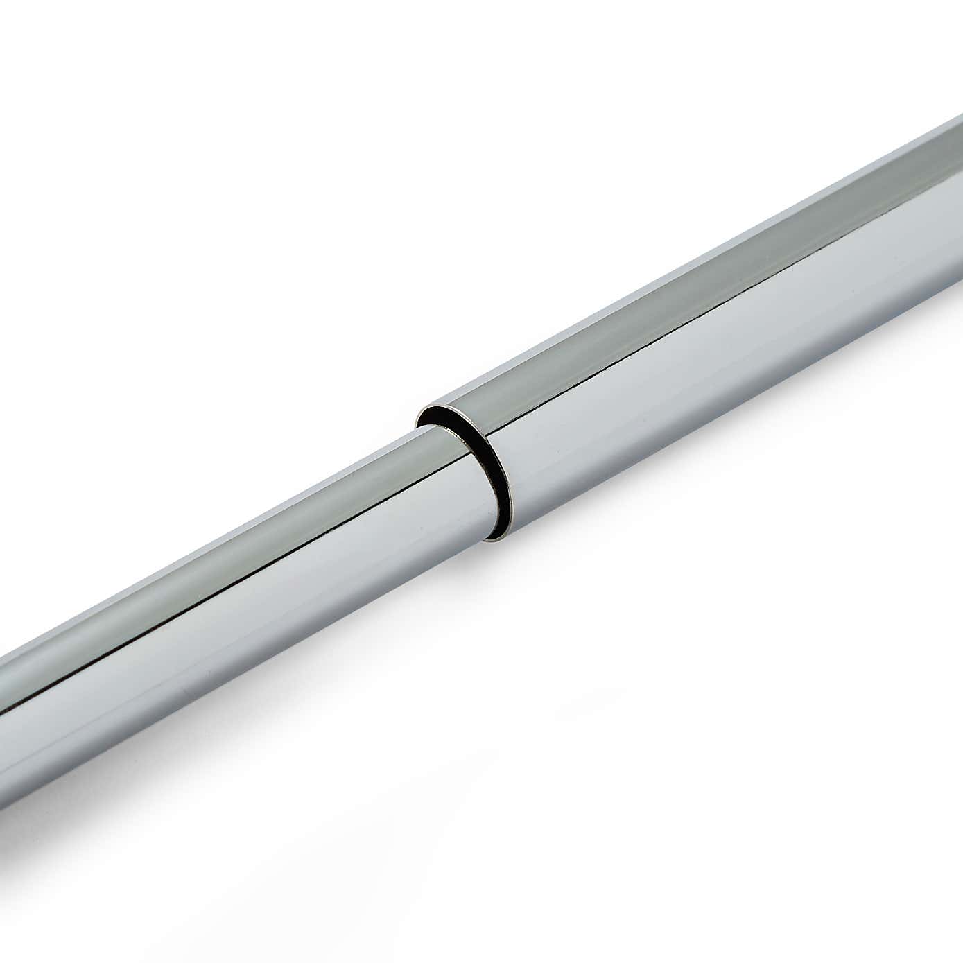 Barrel Metal Extendable Eyelet Curtain Pole 16/19mm