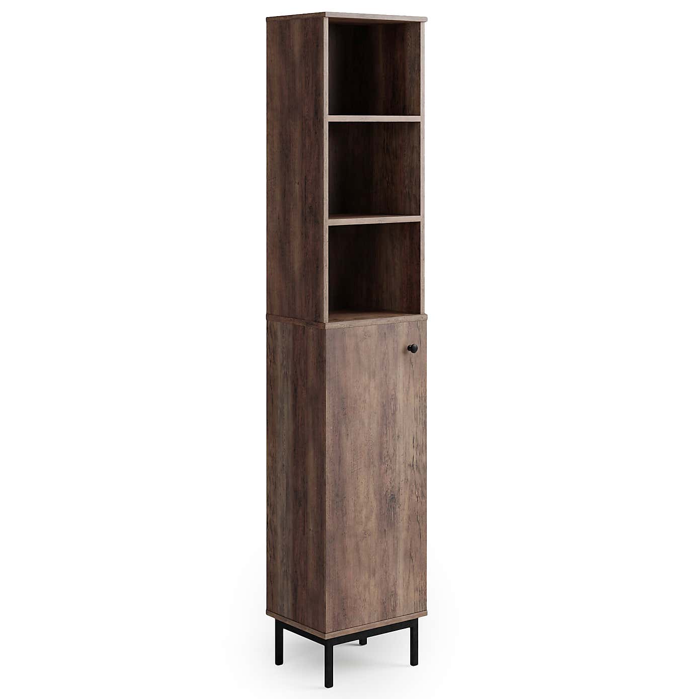 Fulton Pine Effect Bathroom Tall Unit
