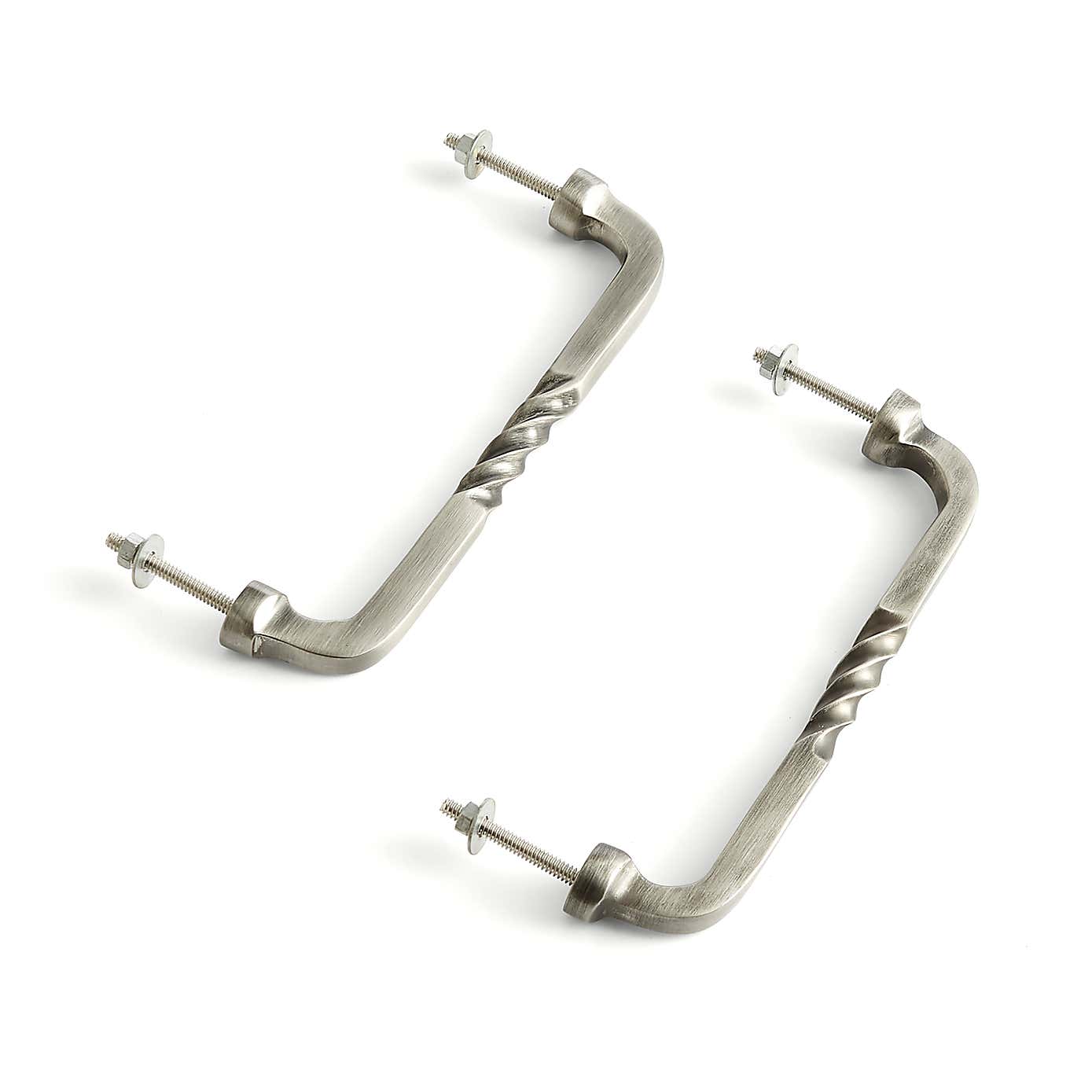 Set of 2 Twisted 18cm Door Handle