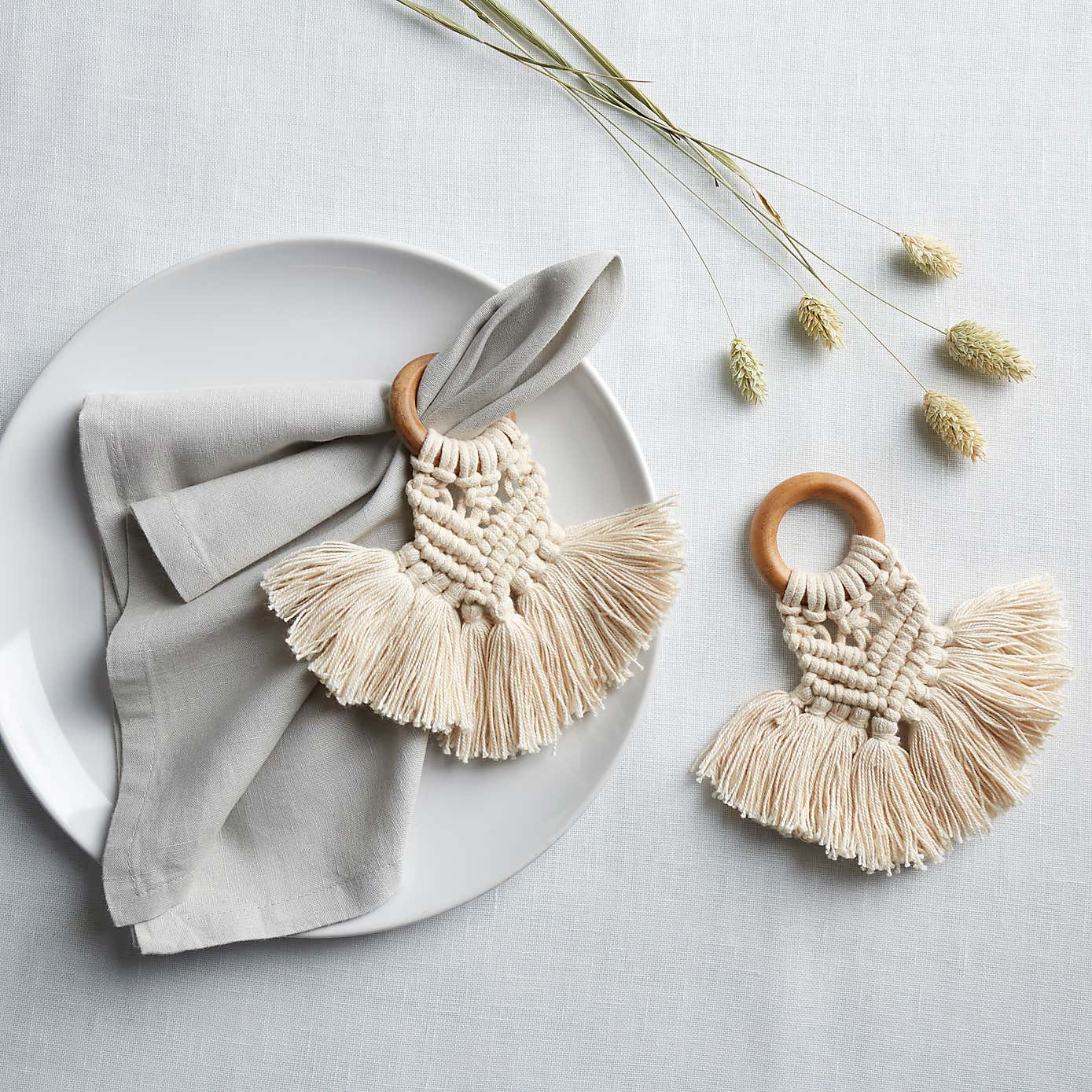 Macrame Set of 2 Napkin Rings