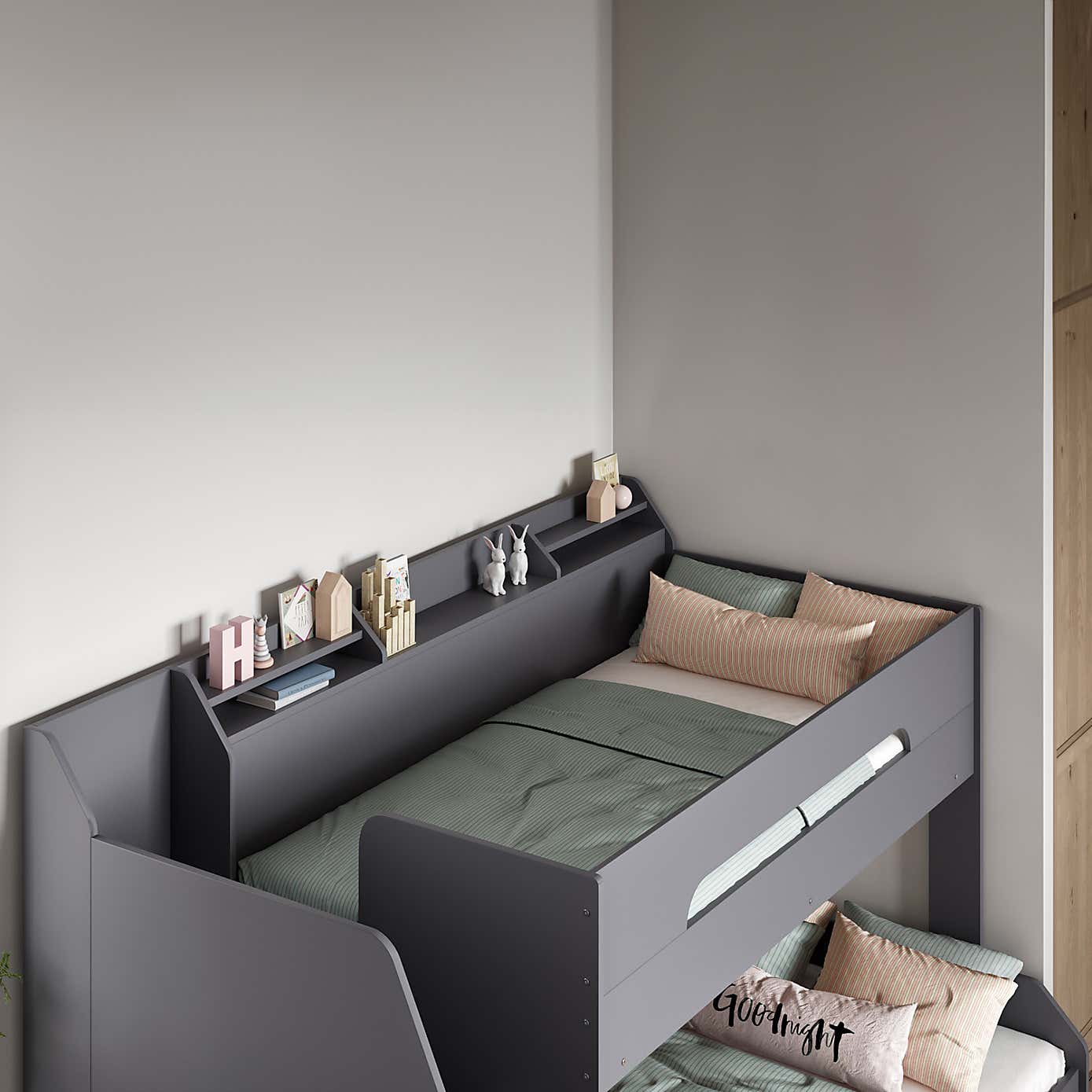 Slick Staircase Triple Bunk Bed