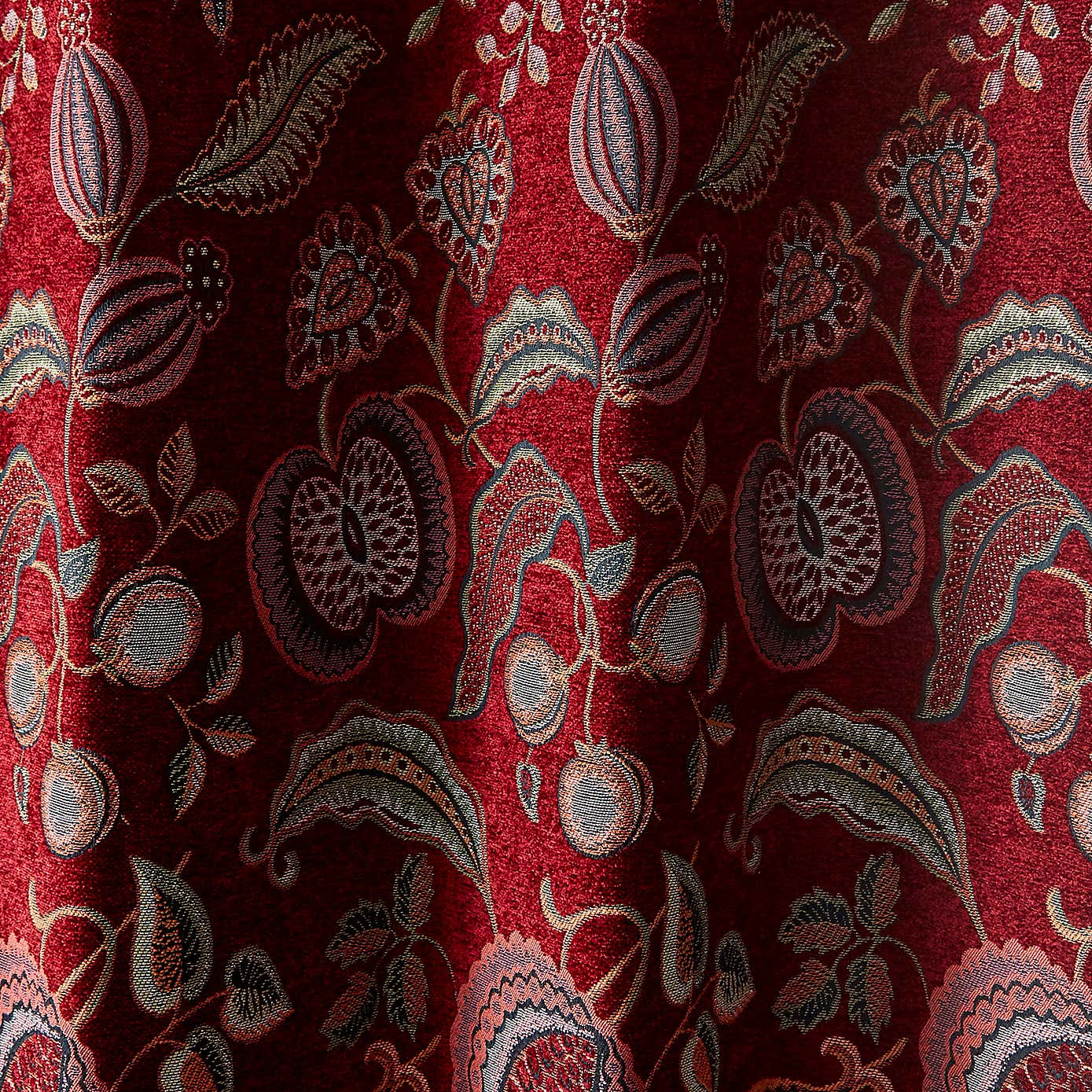 Edina Chenille Pencil Pleat Curtains