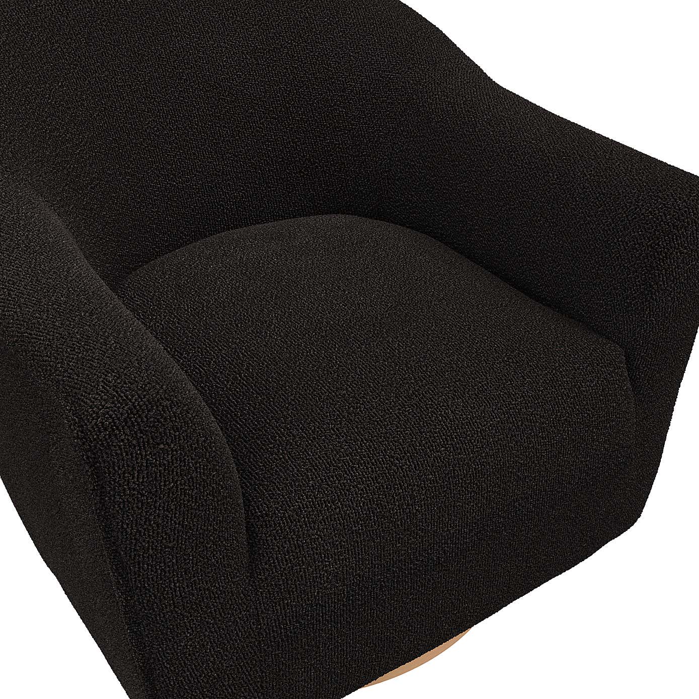 Daphne Boucle Swivel Chair