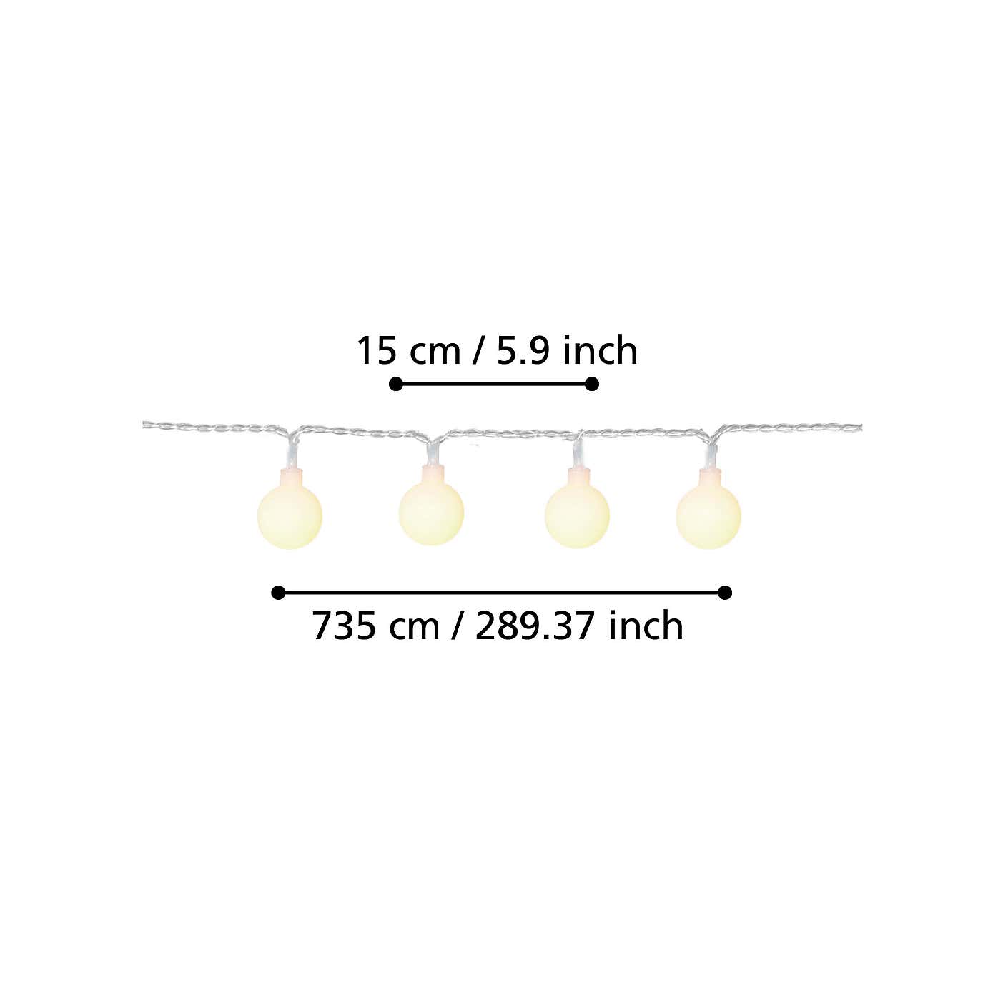 EGLO Libisa 50 LED String Lights