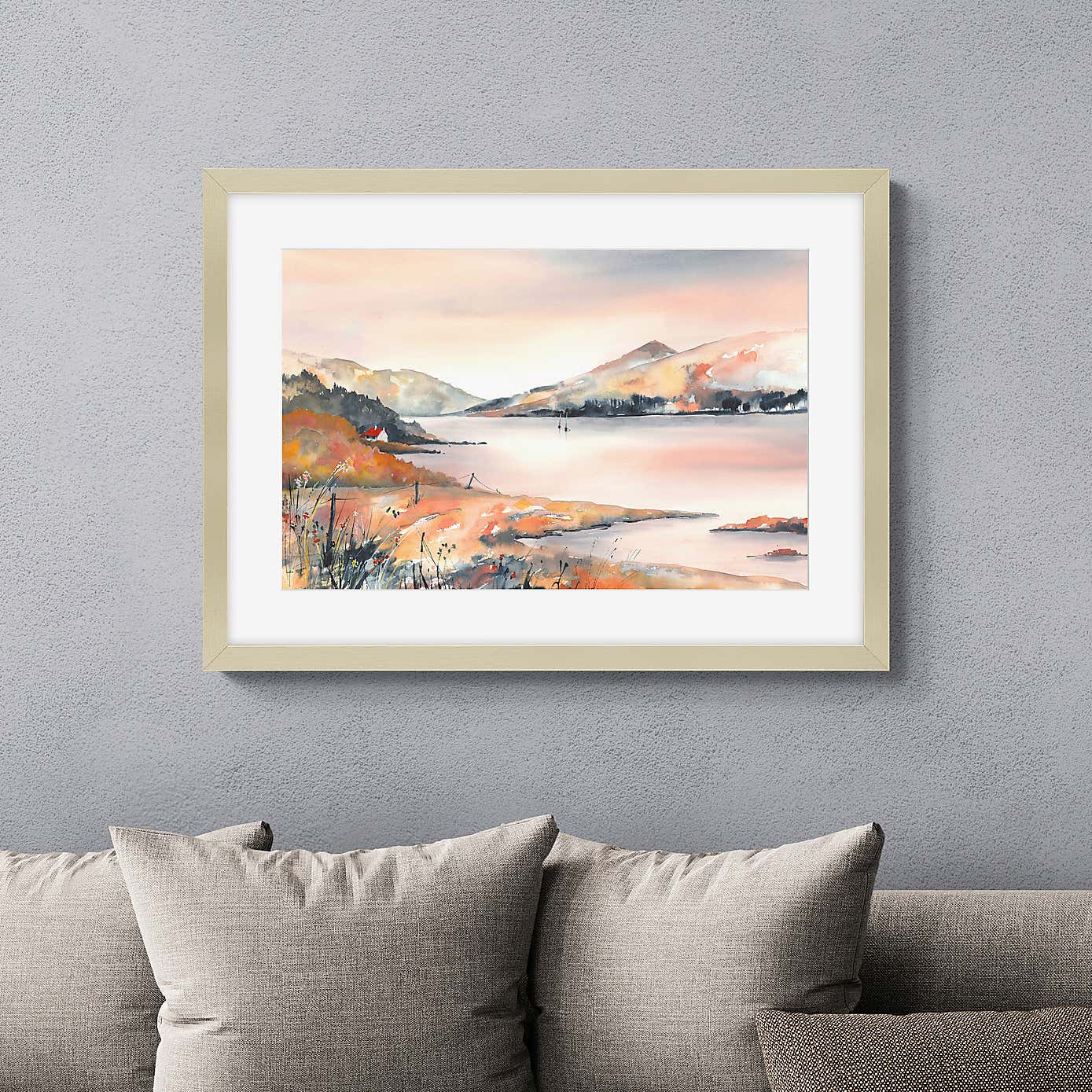 The Road Storminess Framed Print