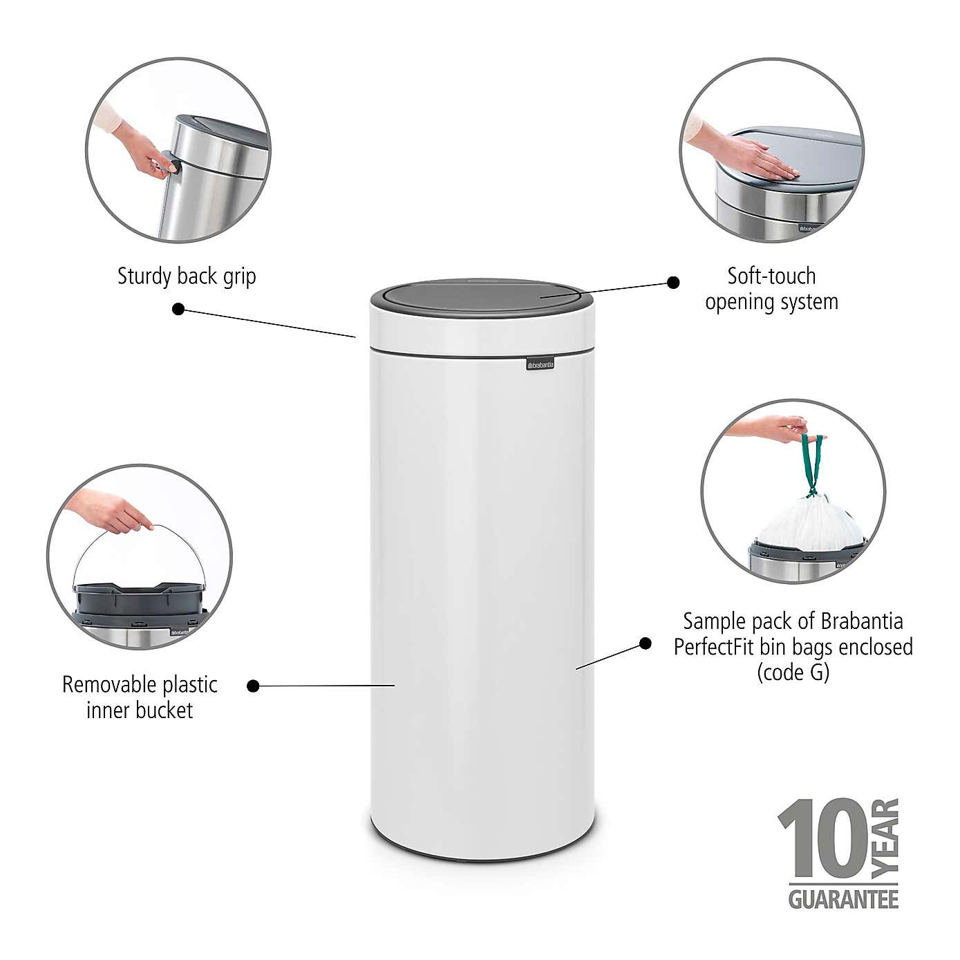 Brabantia 30L Touch New Bin