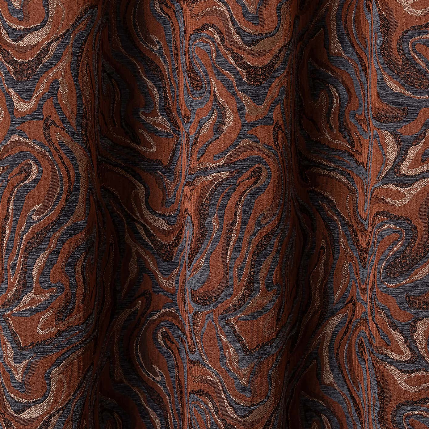 Magma Animal Marbled Eyelet Curtain
