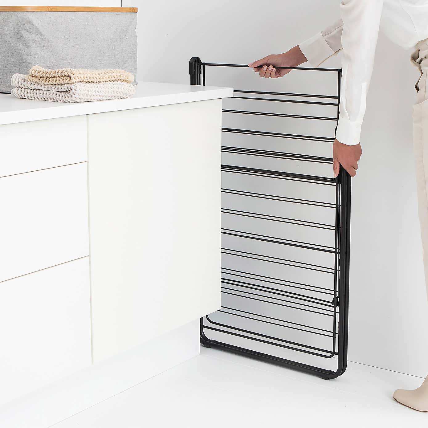 Brabantia Black HangOn Drying Rack 25m