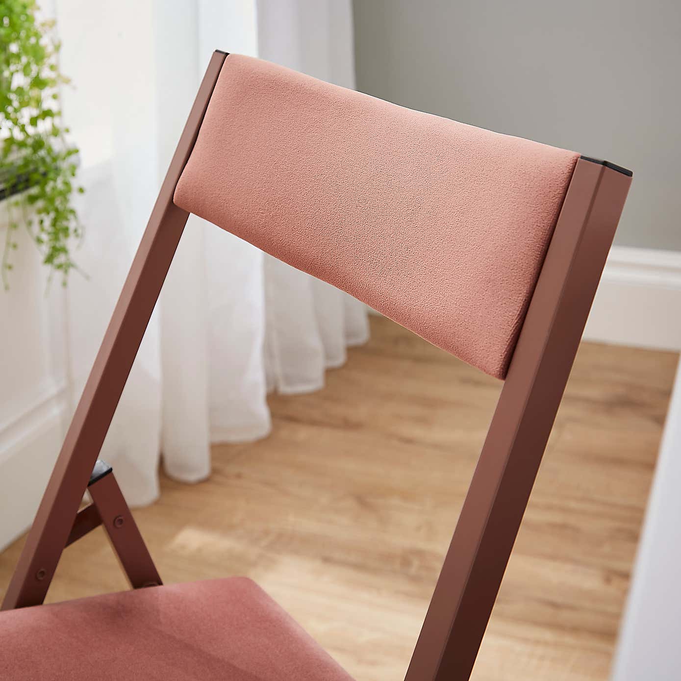 Emily Velvet Folding Chair