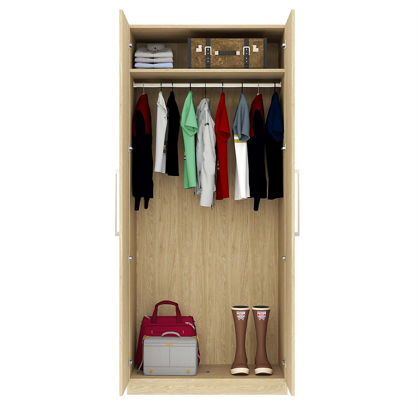 Foster Double Wardrobe