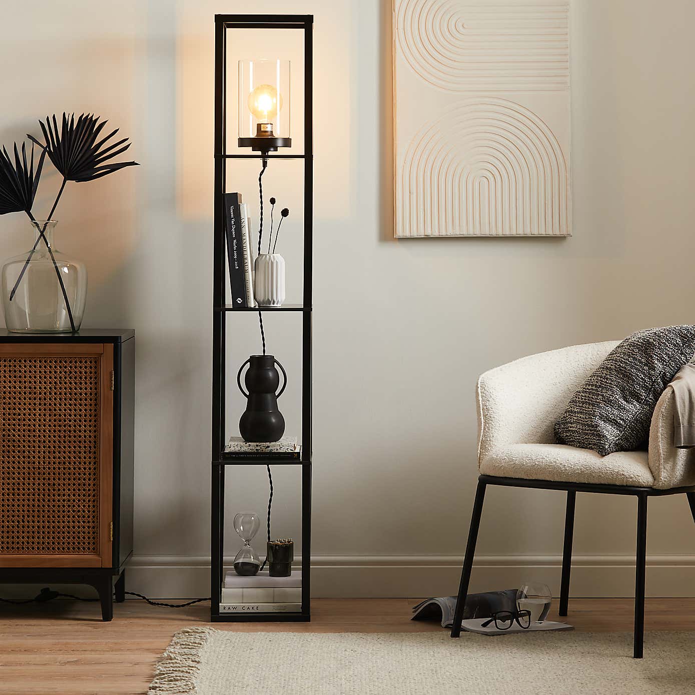 Keates Shelved Floor Lamp