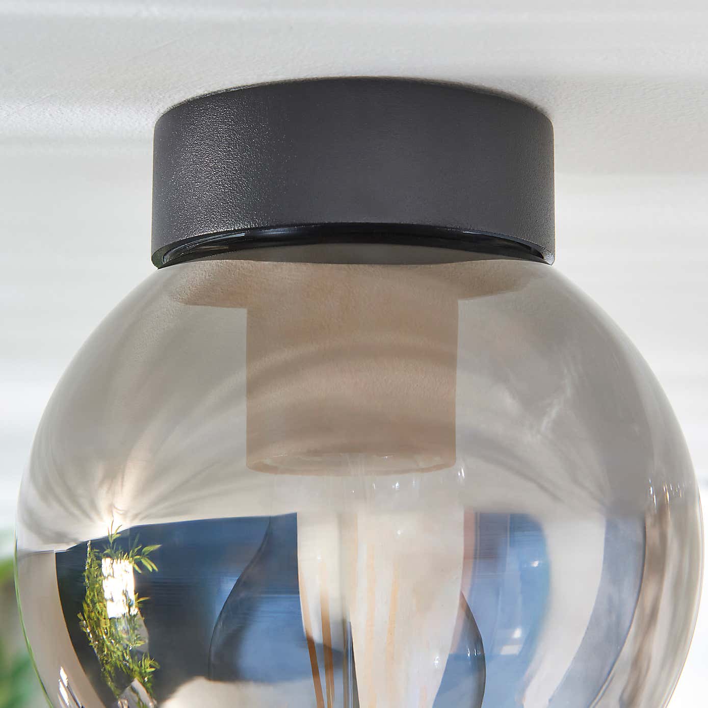 Sligo Industrial Flush Outdoor Ceiling Light