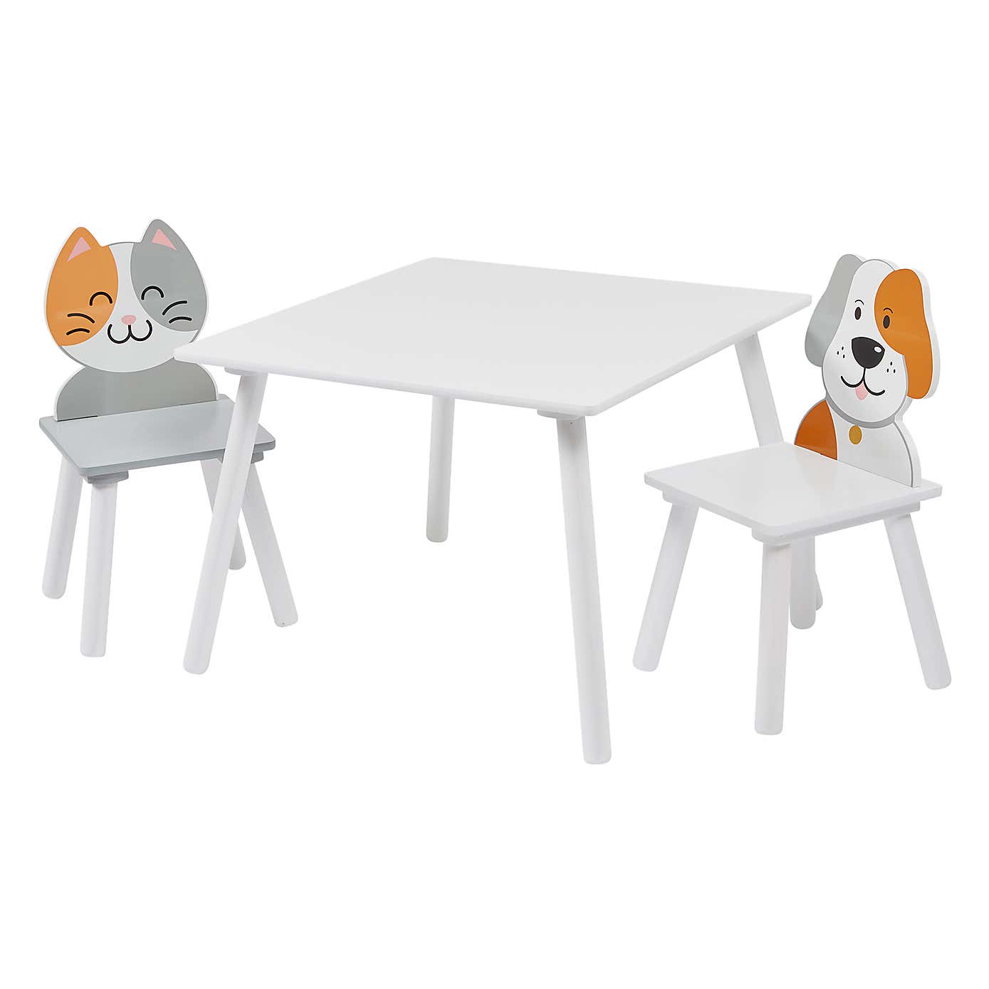 Liberty House Kids Cat And Dog Table And Two Chair Set
