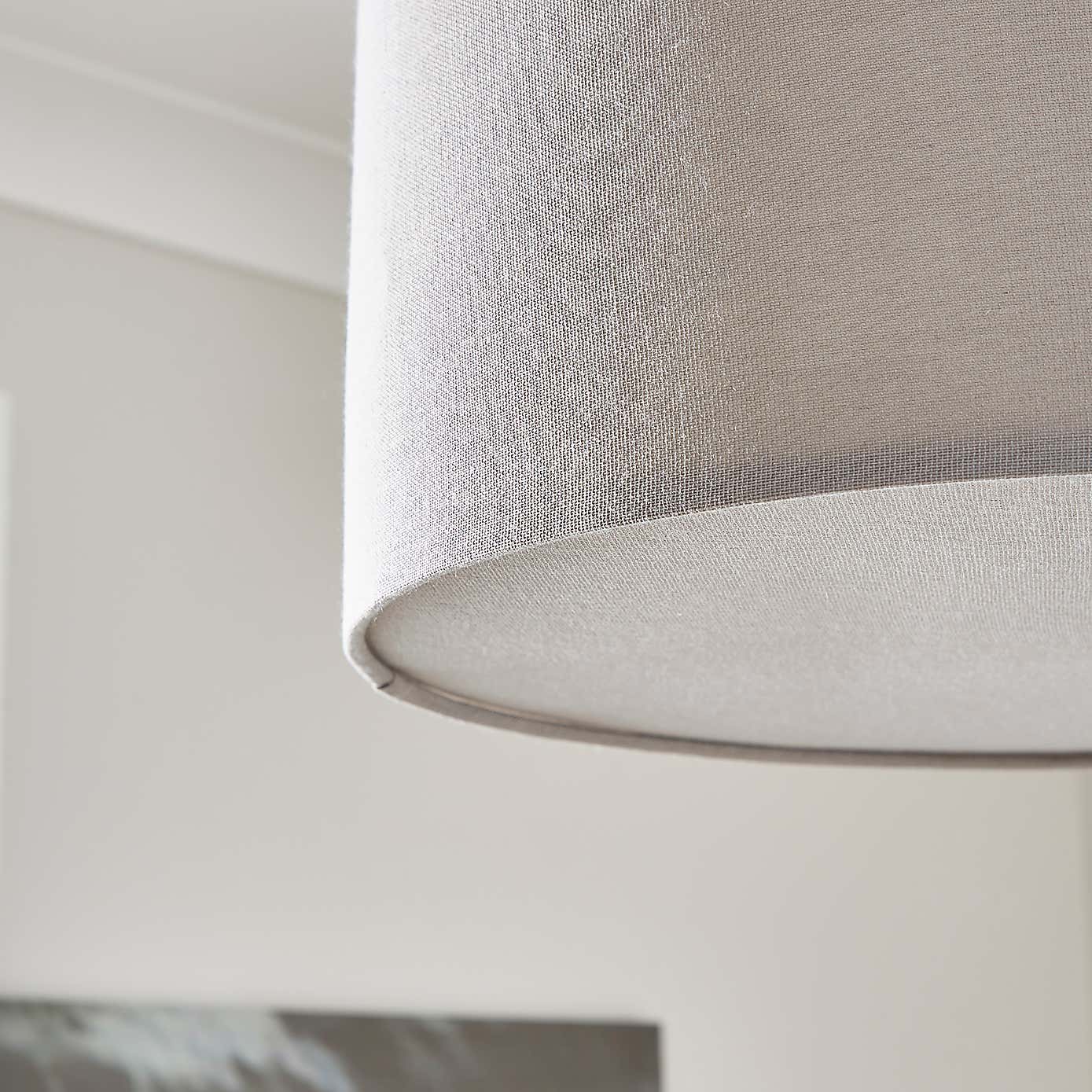 Luna Shallow Drum Lamp Shade