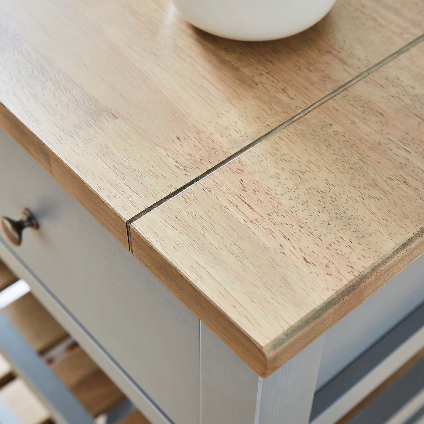 Olney Compact Kitchen Island Grey