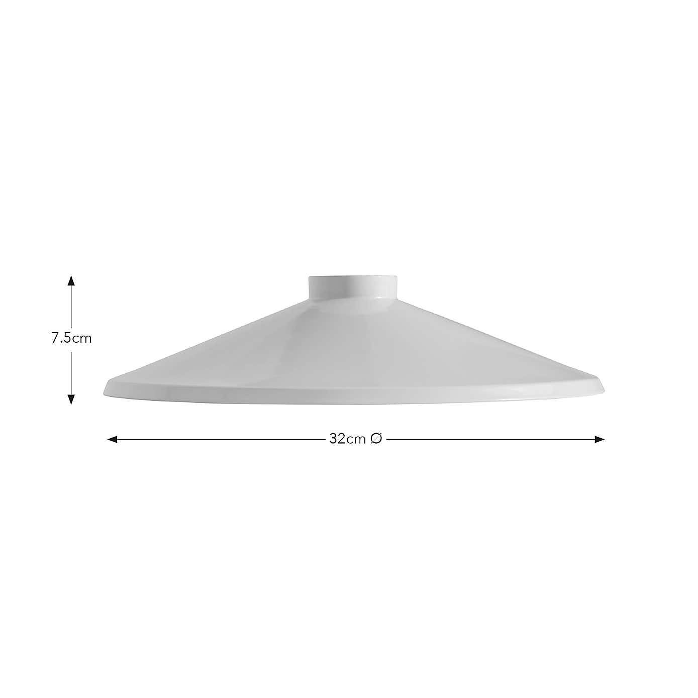 Denver Shallow Easy Fit Pendant Shade