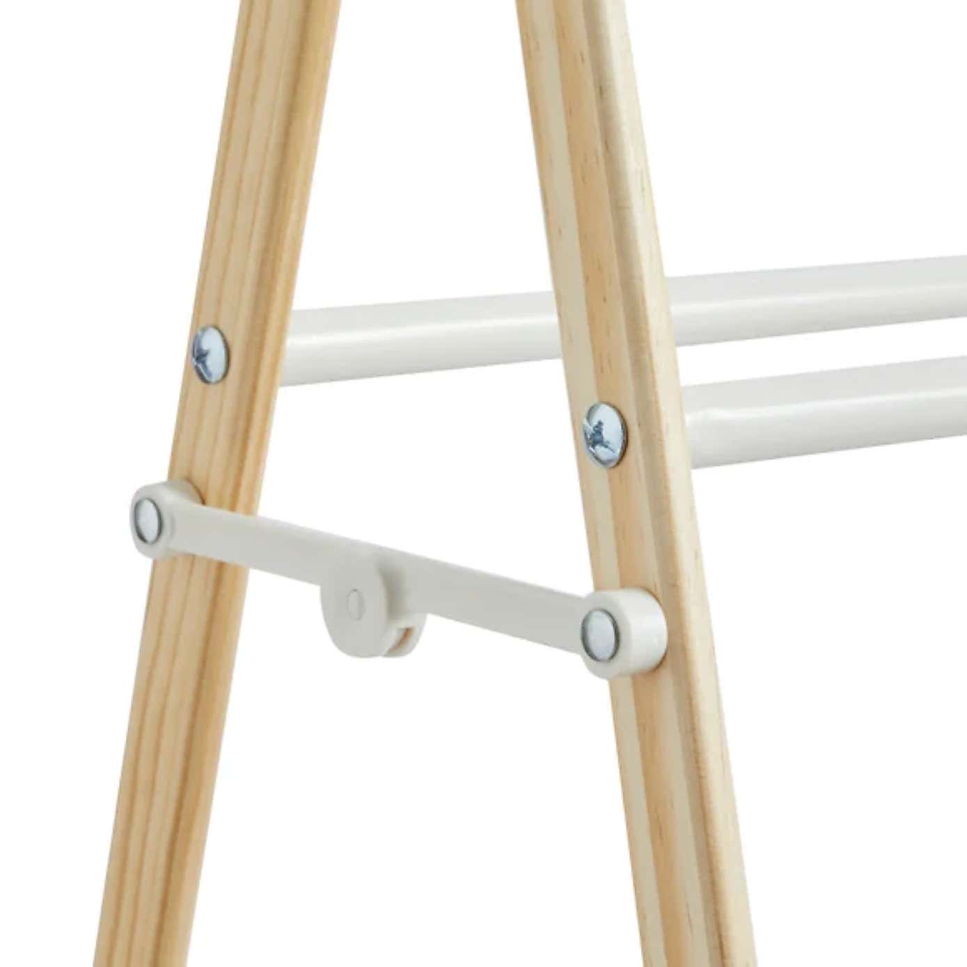Indoor Pine Wood Ladder Airer