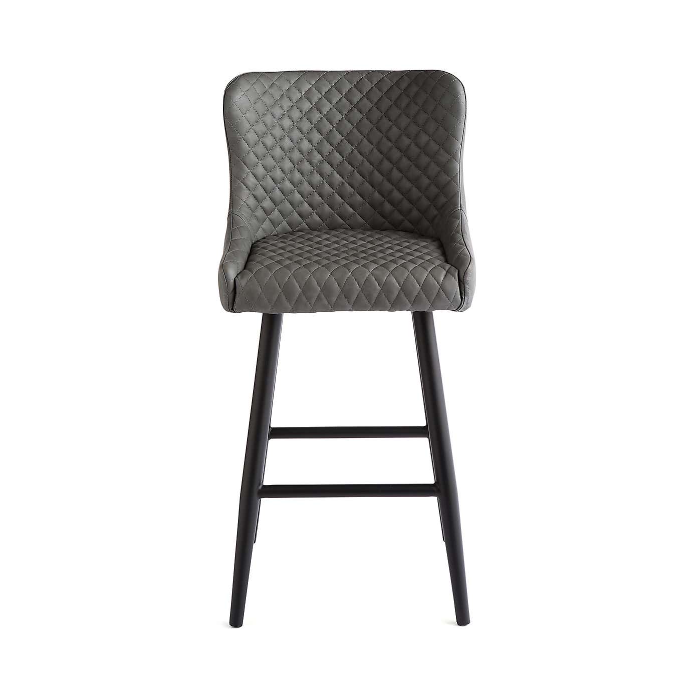 Montreal Counter Height Bar Stool, Faux Leather