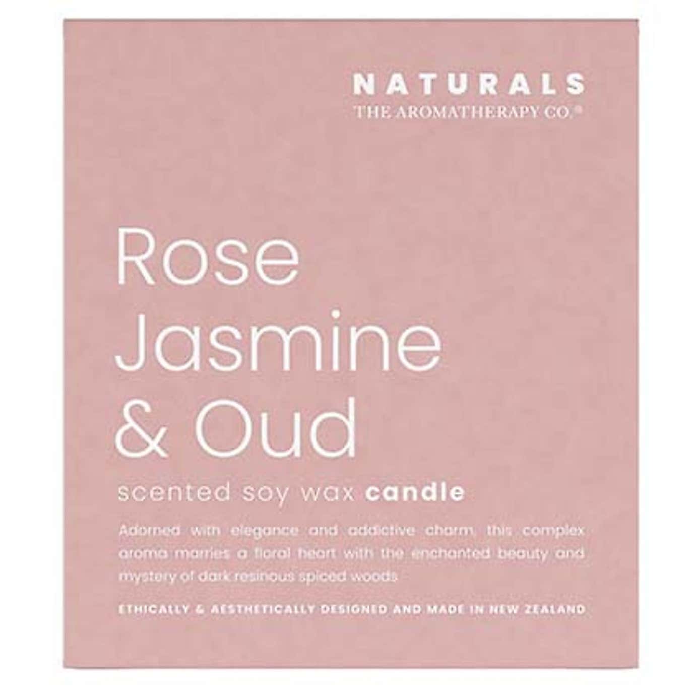 Aromatherapy Co Naturals Rose Jasmine and Oud Jar Candle
