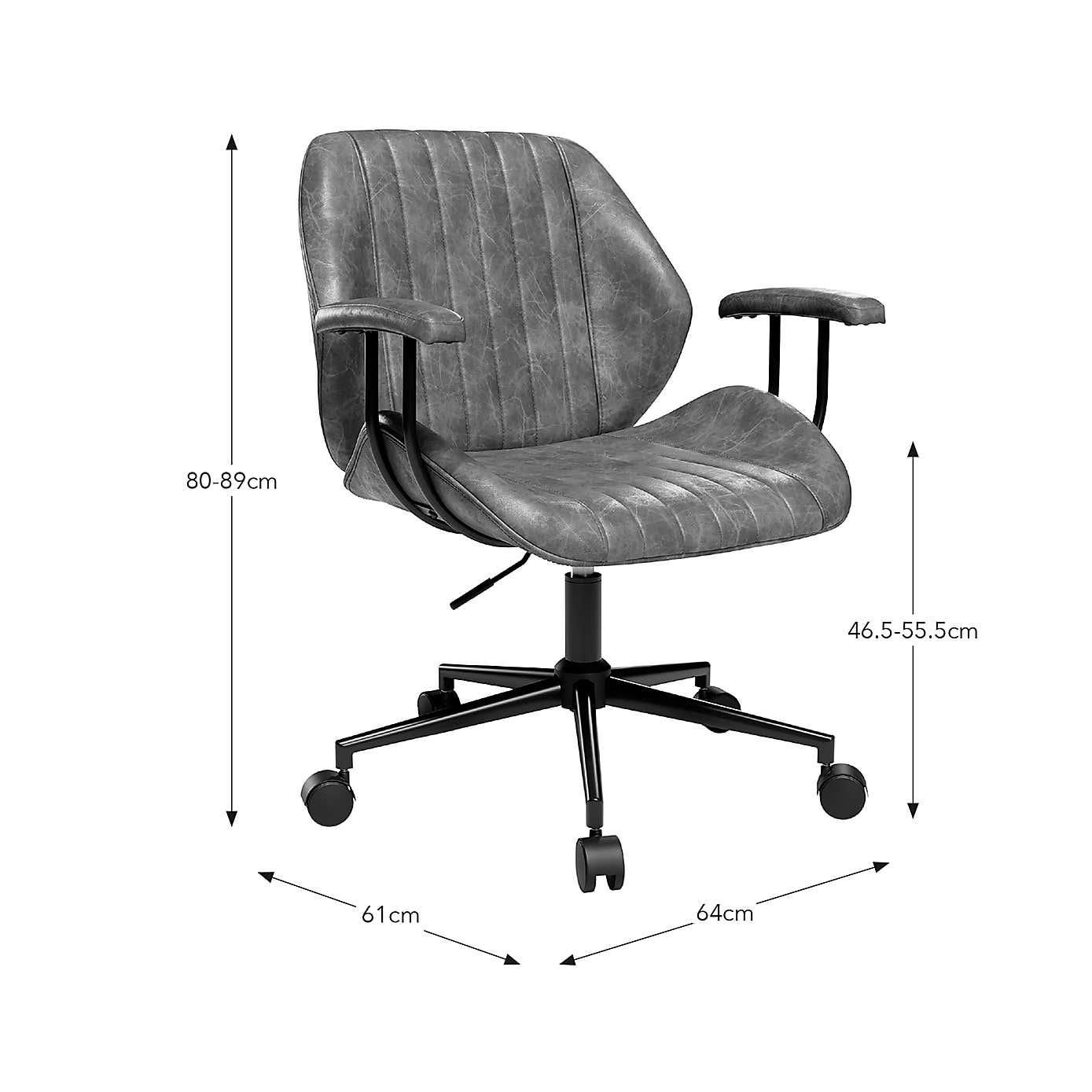 Clement Faux Leather Office Chair