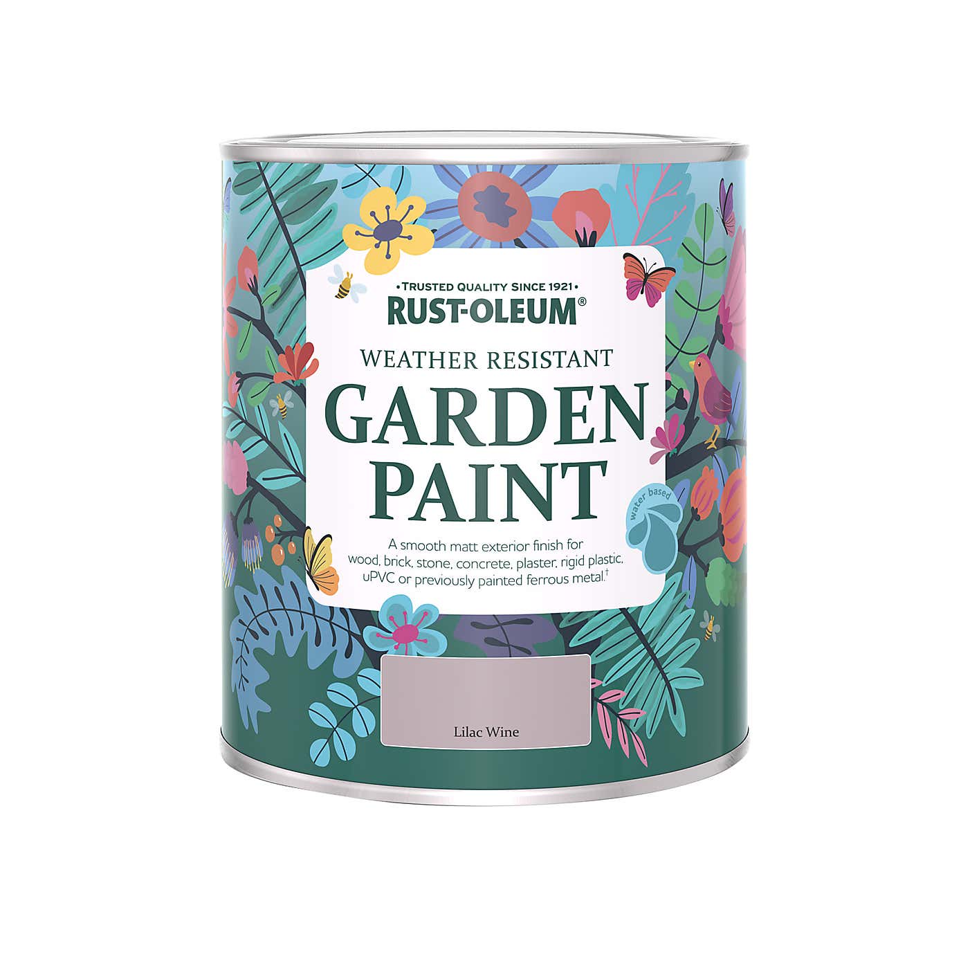 Rust-Oleum Lilac Wine Matt Emulsion Outdoor Paint