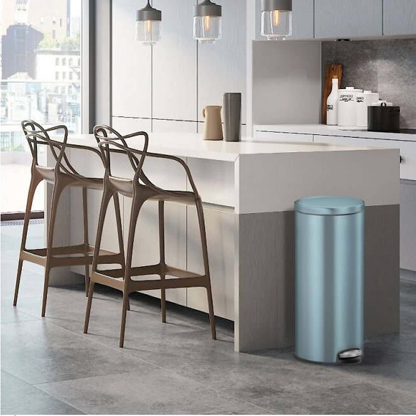 EKO Eva 30 Litre Steel Pedal Bin
