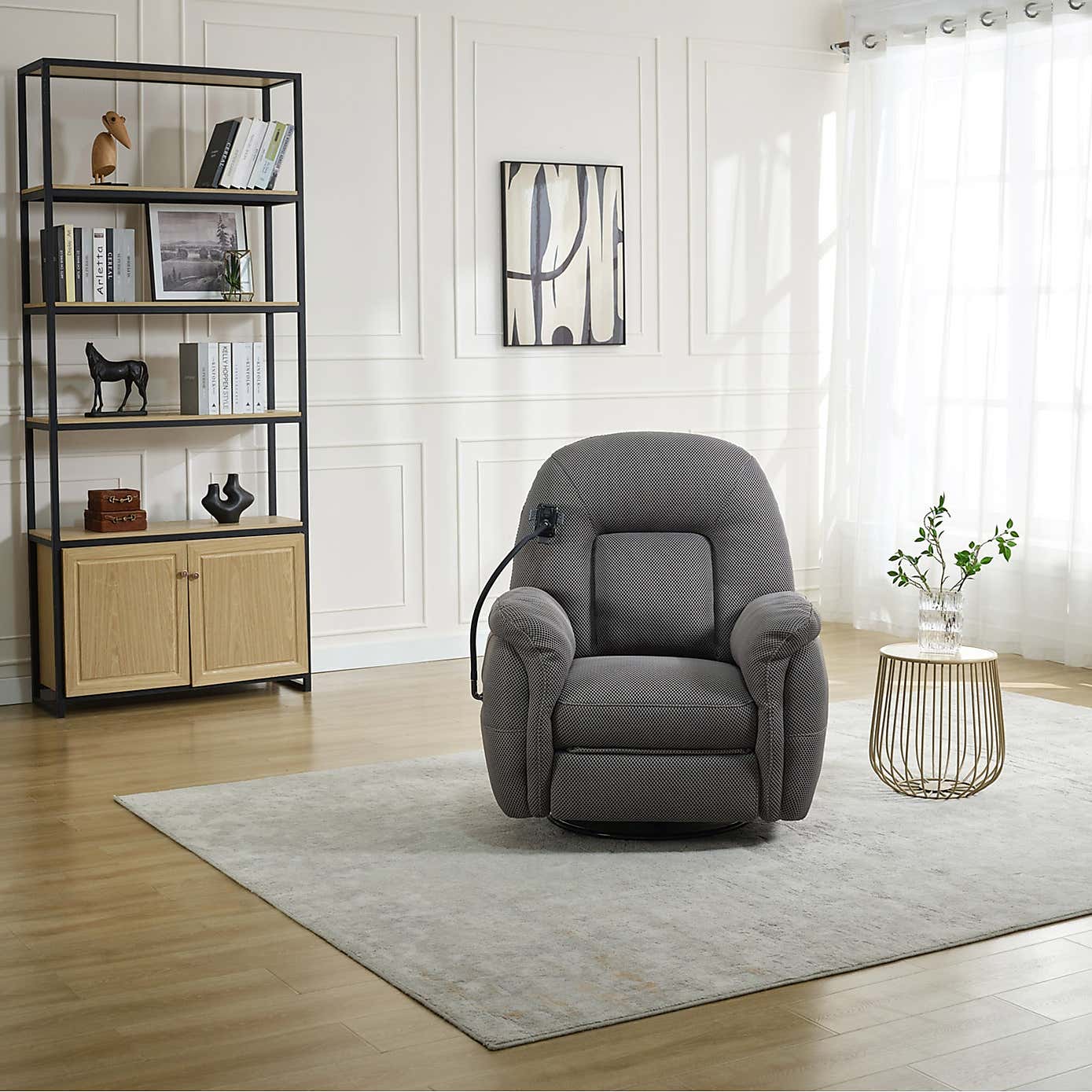Image Furnishings Sienna Reclining Chair with Phone Holder