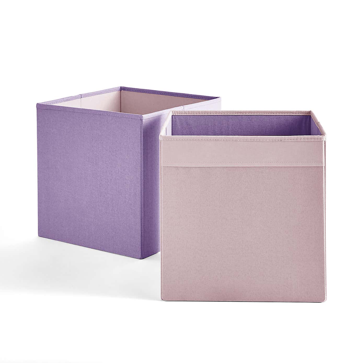 Set of 2 Kids Foldable Cube Storage