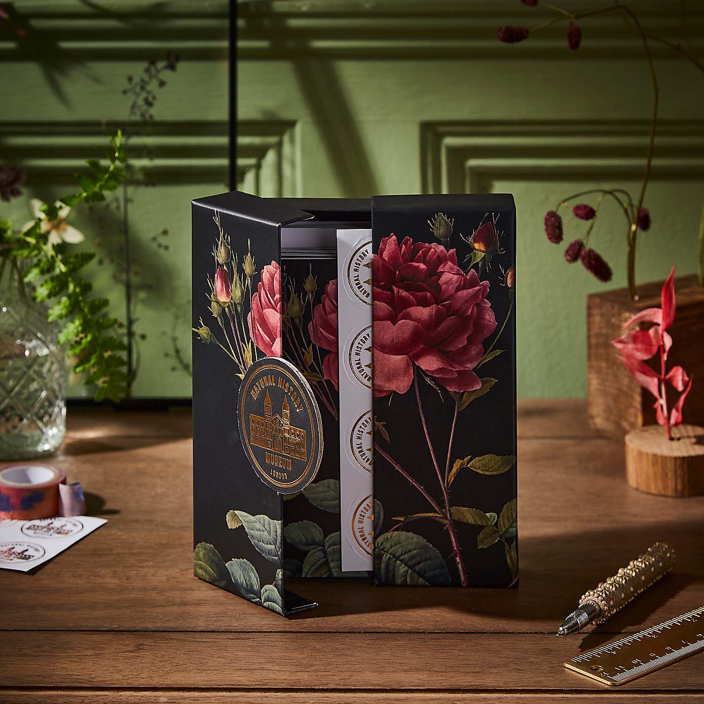 Set of 8 Flower Note Card Set