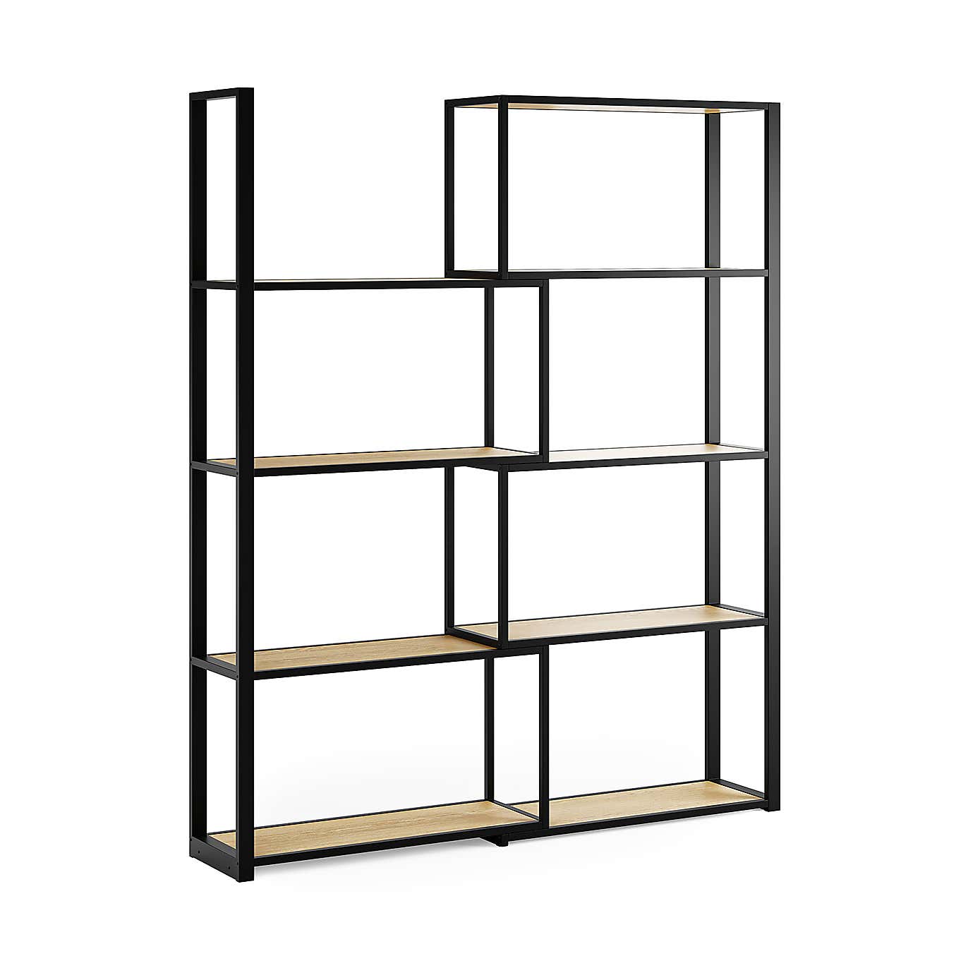 Tilden Tall Extendable Shelving Unit, Oak Effect