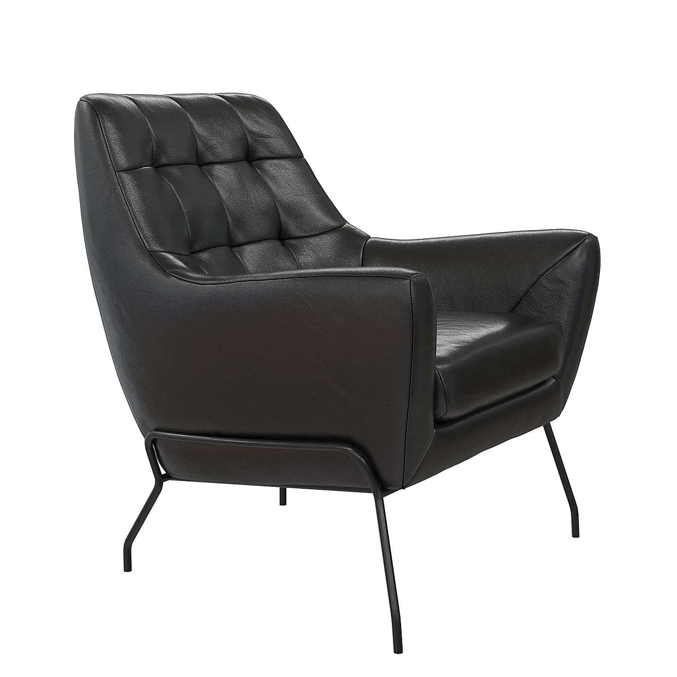 Brayden Faux Leather Accent Chair