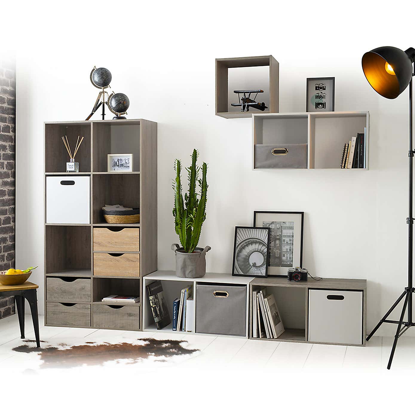 Mix and Modul Cube Organiser 2 Shelf Unit