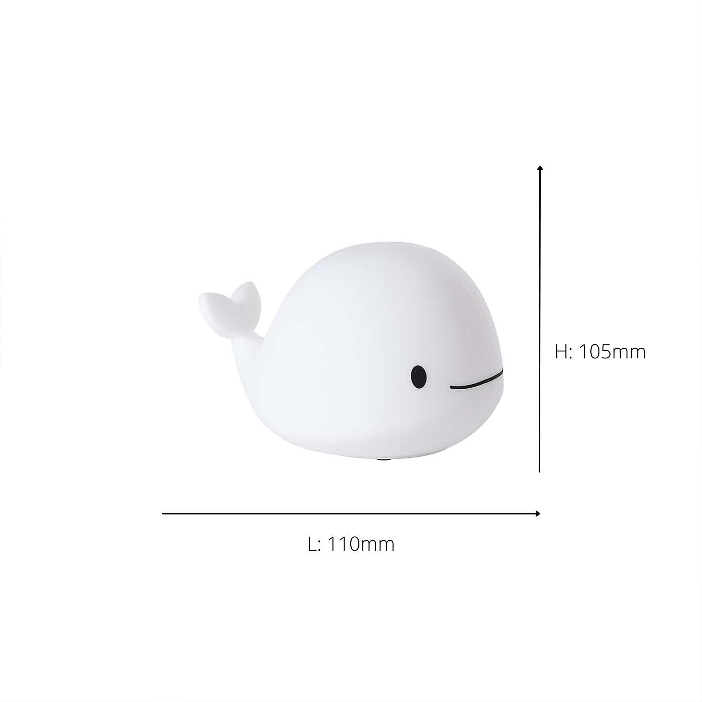 EGLO Castellino Rechargeable LED Touch Whale Night Light