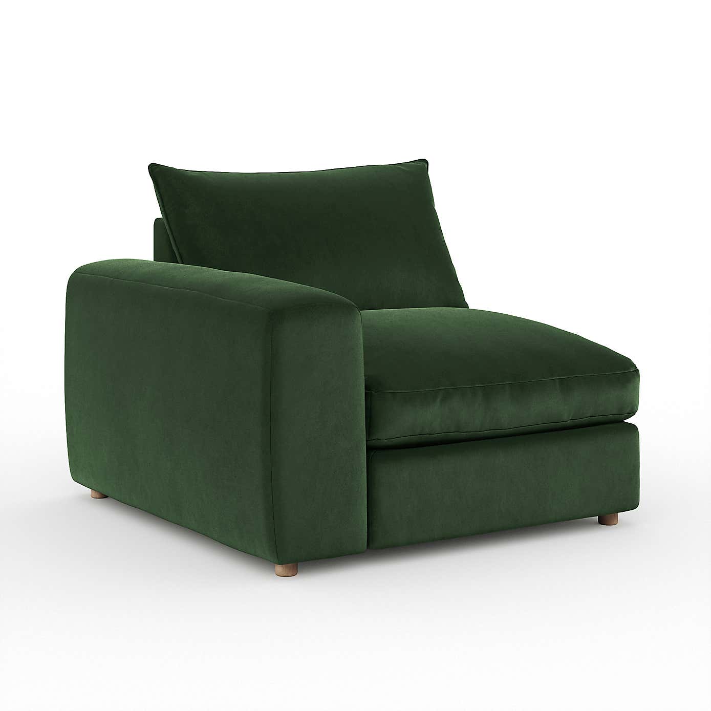 Full Circle Austin Cosy Velvet Modular Arm Corner Piece