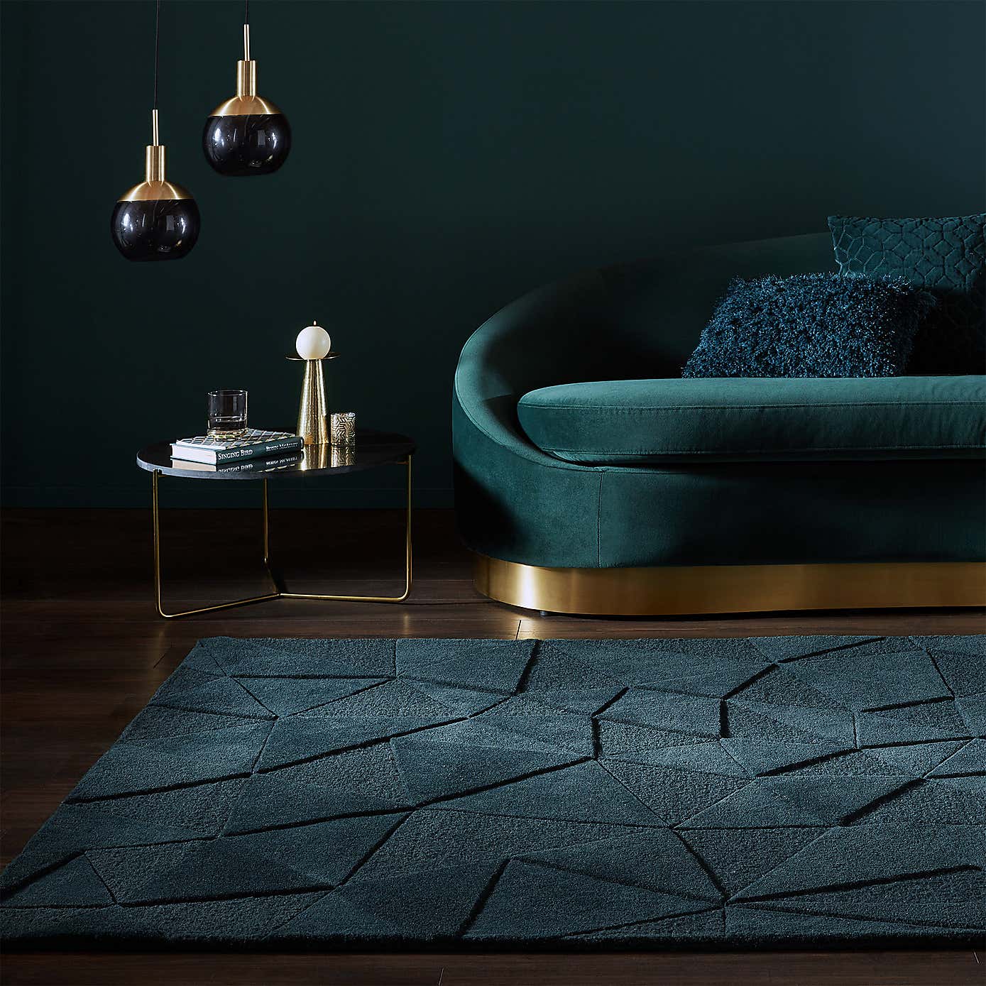 Shard Geometric Wool Rug